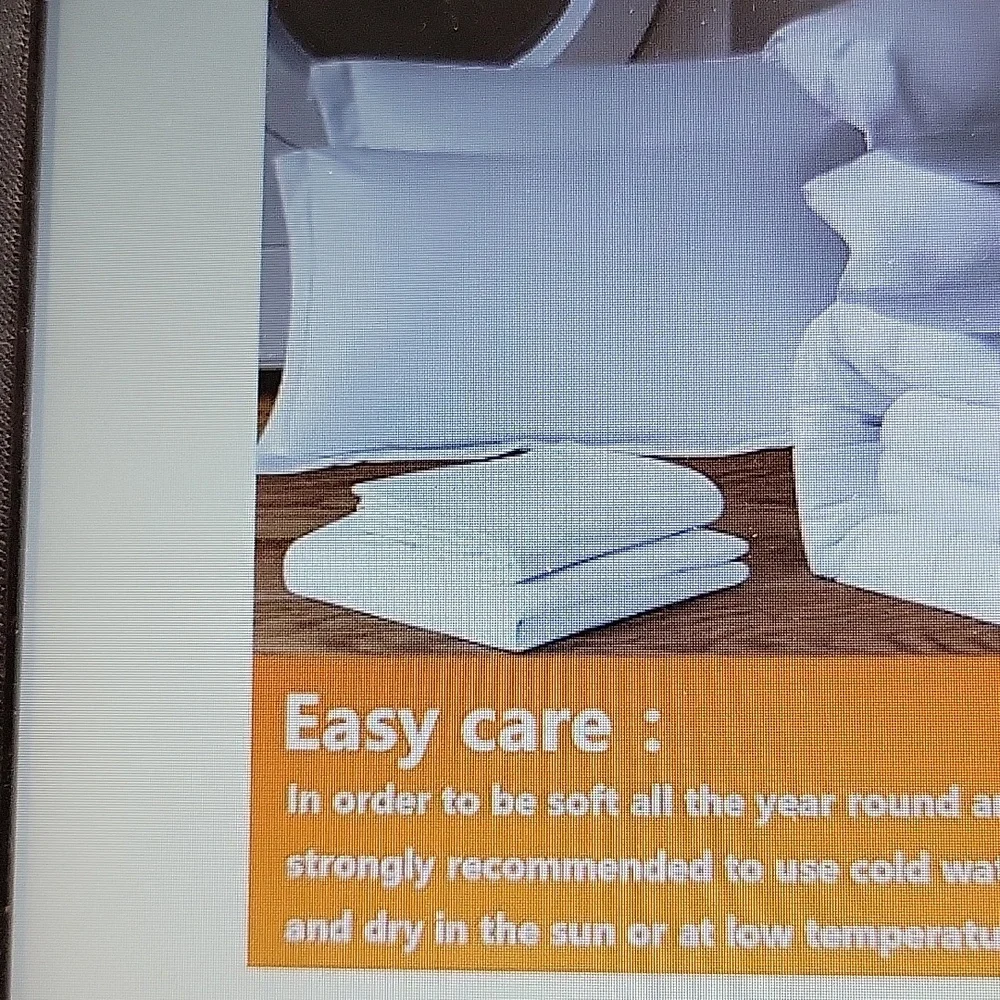 TAIMIT white Queen size 4 piece sheet set soft 100% polyester New without tags